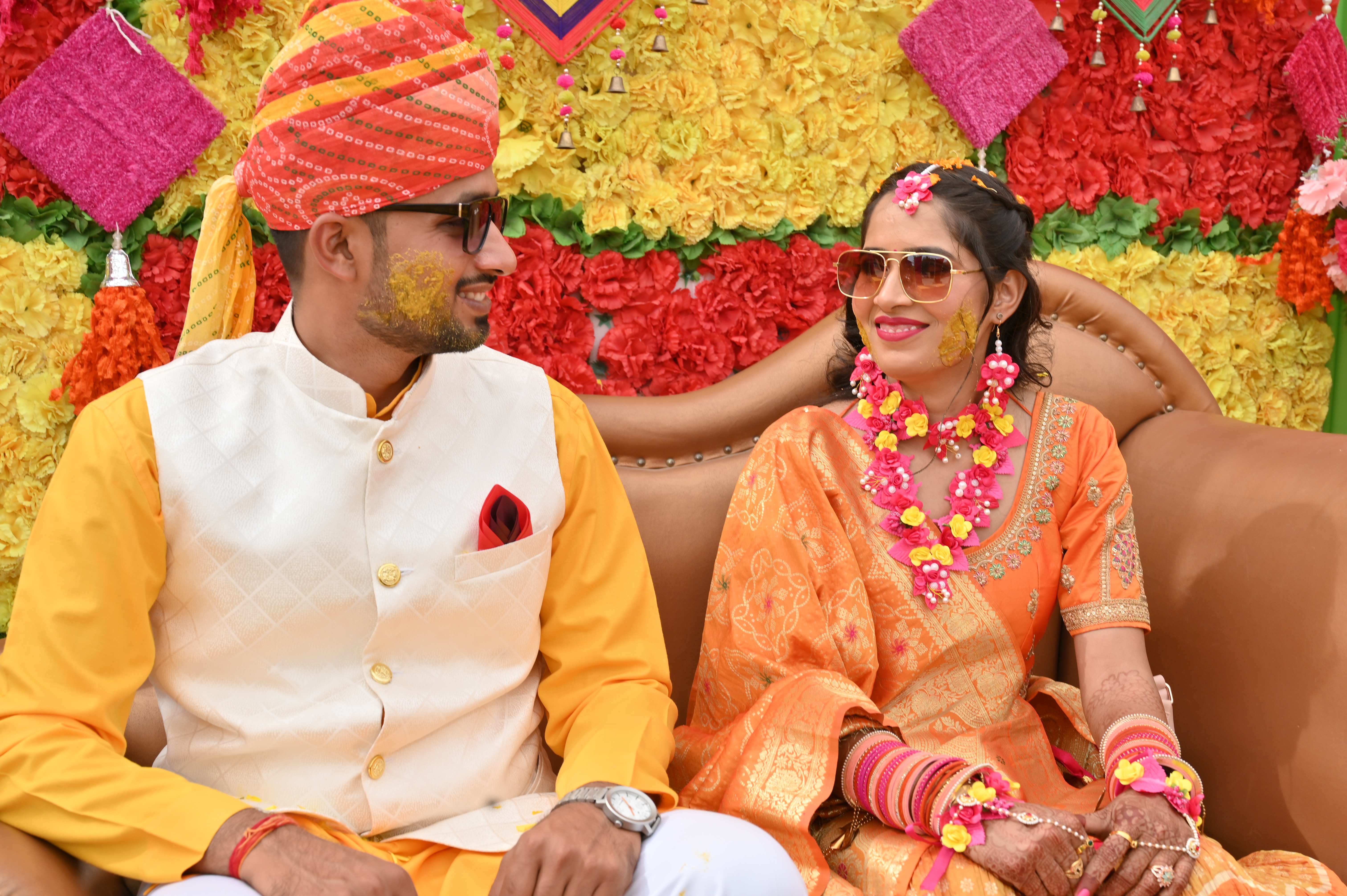 Wedding rings closeup